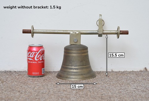 Vintage brass bell - brass,
