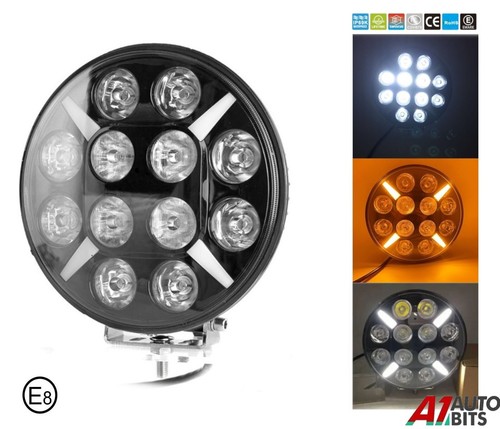 Round led light white - 7",
