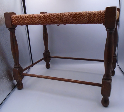 Vintage rustic stool solid - vintage,