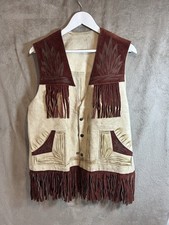 Vintage Suede Leather Fringe