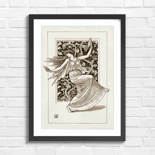 Vintage art nouveau - art, with