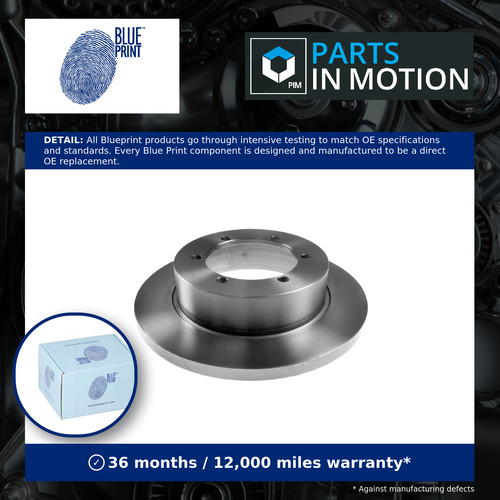 Brake discs pair solid - 2x,
