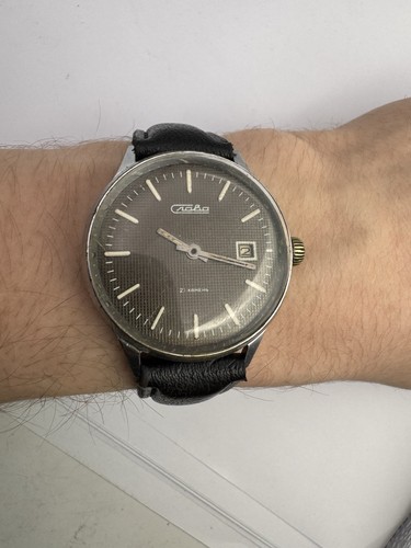 Vintage soviet watch slava - vintage,