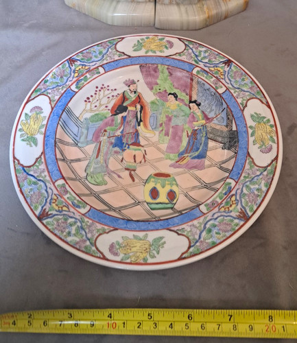 Chinese porcelain plate - porcelain,