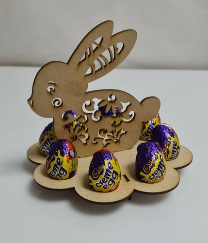 Wooden mdf easter bunny - easter,