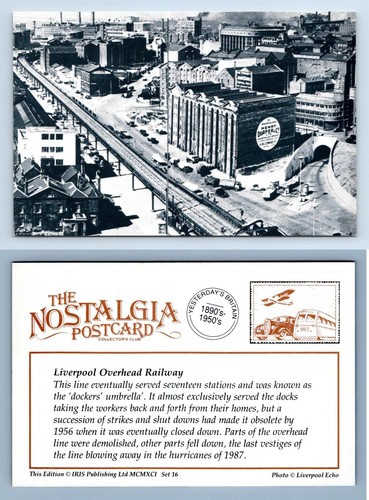 Liverpool overhead railway - liverpool,