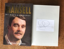 NIGEL MANSELL SIGNED My