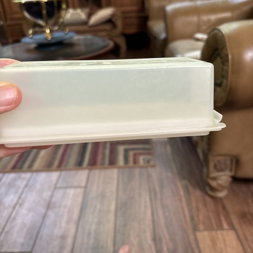 Vintage tupperware butter dish - butter,