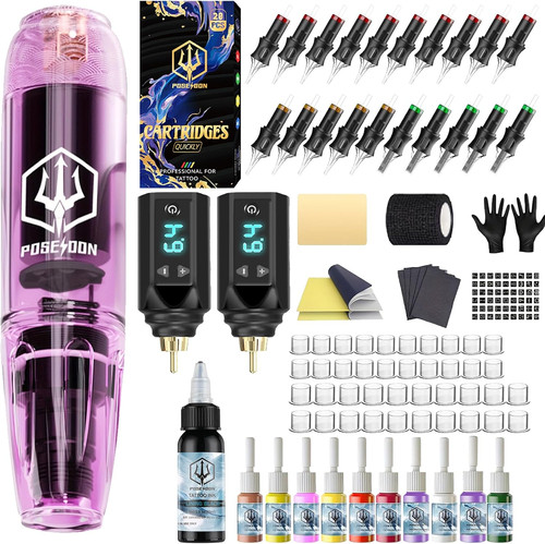 Poseidon tattoo gun - tattoo, kit