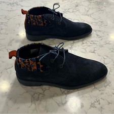Swear London Blue Suede Bootie