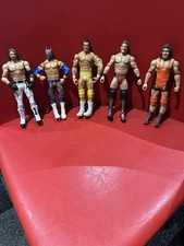 5 x wwe wrestling Mattel basic figures. Aj styles Chris Jerricho Bundle Job Lot