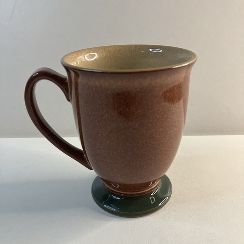 Denby spice footed mug brown - footed,