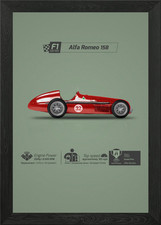 Alfa Romeo 158 Framed Wall Art