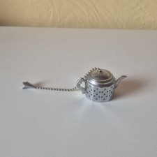 Chrome Teapot Shaped Tea