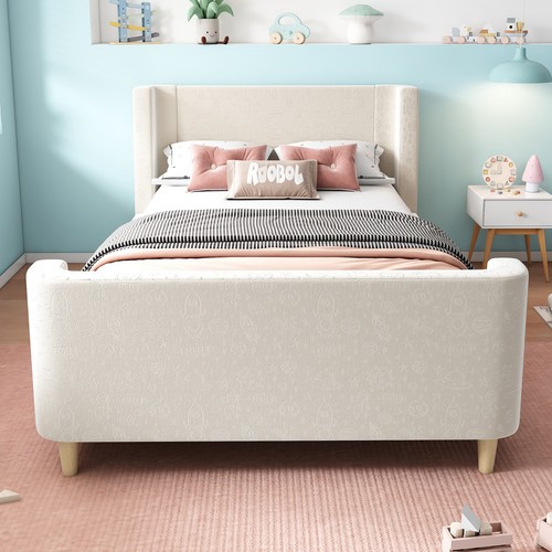 3ft single sleigh bed frame - single,