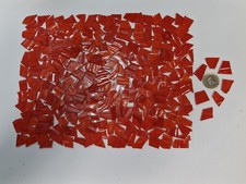 100 Pieces,  Orange Stained