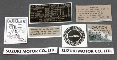 Suzuki gs750 set decals - gs750,