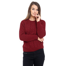 WOMENS CABLE KNIT JUMPERS