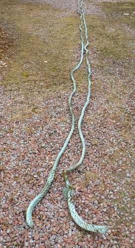 Reclaimed mooring ropes - ropes, lines