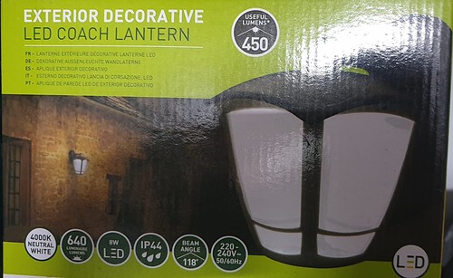 Luceco led outdoor coach - led,