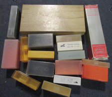 17 x Vintage Photographic Film Slides Empty Storage Box 1970s