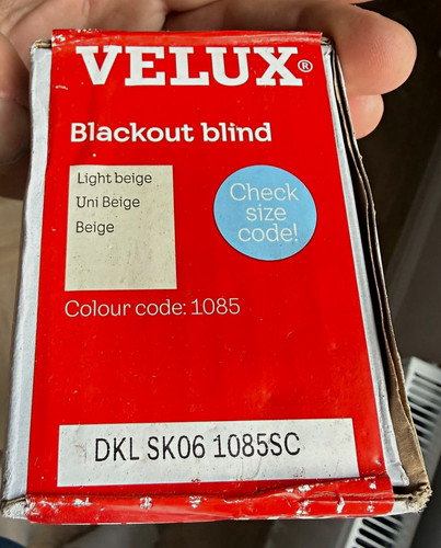 Velux sk06 blackout blind - blackout,