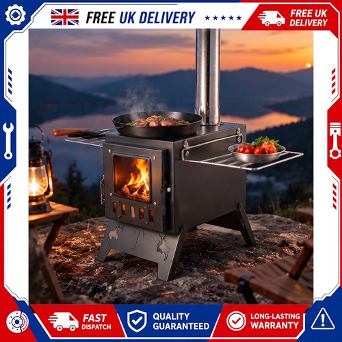 Wood burning stove collapsible - wood,