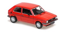 Maxichamps 940055161 1/43 GOLF 1 2door 1980 RED Model Car Minichamps