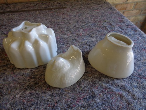 Vintage jelly moulds - vintage, x3