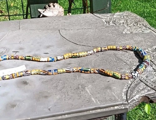 African hand painted ceramic - painted,