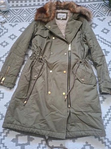 Khaki green parka long autumn - khaki,