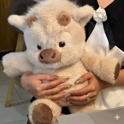 Plush pig made - of, soft