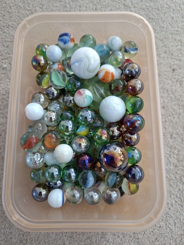 750g vintage marbles - of,