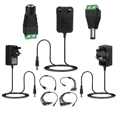 12v power supply - adapter, for