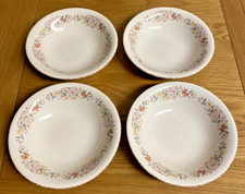 Lovely Set of 4 x Hornsea Seasons "Floral" Cereal / Dessert Bowls - 7" Diameter