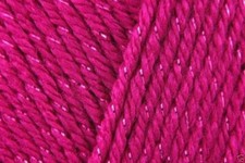 Caron Simply Soft Party Acrylic DK Knitting Wool Yarn 85g -002 Fuchsia Sparkle