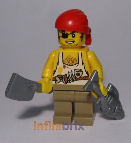 Lego pirate cook - fish, gutter