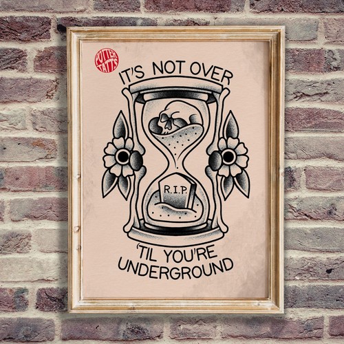 Letterbomb hourglass green - letterbomb,