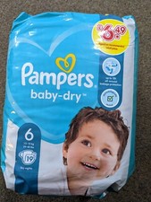 Pampers Baby-Dry Nappies, Size