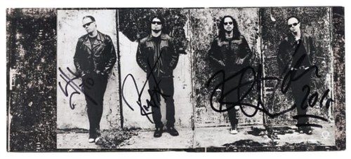 Metallica full band signed - metallica,