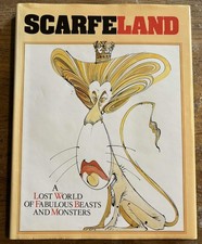 Lovely rare hand-signed Gerald Scarfe "Scarfeland" 1989. GREAT PRICE !!