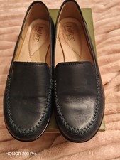 New HOTTER Black Leather Slip