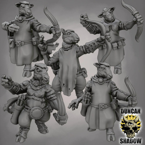 Sheep folk with bows miniature - folk,