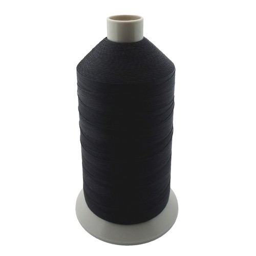 Black bonded nylon upholstery - black,