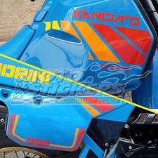 Moto Morini Kanguro 350 - replica sticker kit, tank, sides, front fender