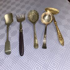 Vintage Cutlery Job Lot Nevada Silver/epns Fish Fork/Sauce Ladle/ RNA Spoon +1