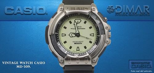 Vintage casio diver - diver, md-309-1e