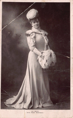 Postcard edwardian actress - actress,