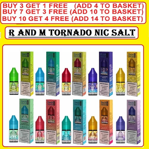 And nic salt 10ml - m, e