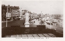 RP Postcard - West Parade & Victoria Hotel, Weymouth, Dorset.